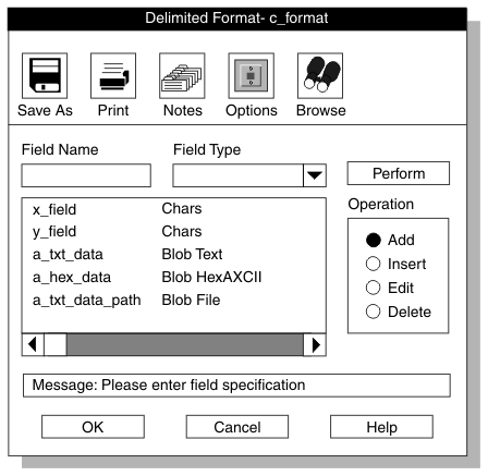 begin figure description - This graphic depicts the ipload graphical user interface. The onpladm command line utility provides the same functionality. - end figure description